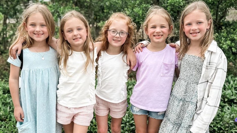 Outdaughtered Busby Quints Golden Birthday Photos