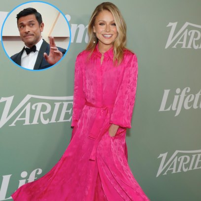 Oops! Kelly Ripa Suffers Wardrobe Malfunction While Dancing on 'Live' with Mark Consuelos