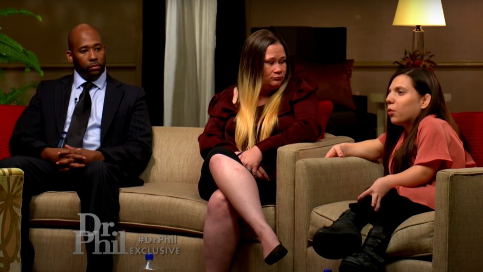 Antwon and Cynthia Mans with Natalia Grace Barnett on Dr. Phil.