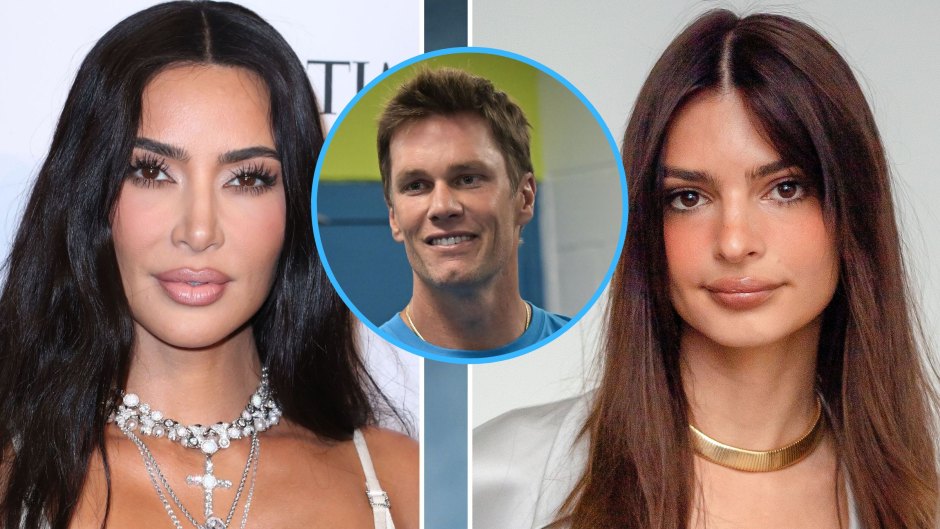 Tom Brady Flirts With Kim Kardashian and Emily Ratajkowski At Same Party: He’s ‘Living It Up’
