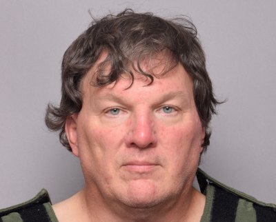 A mugshot of Rex Heuermann the Long Island serial killer suspect