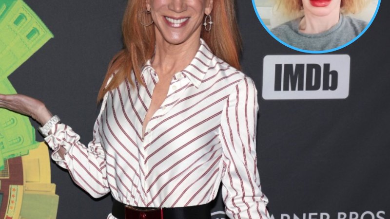 Kathy Griffin Reveals Clownish Pout After Getting Her Lips Tattooed
