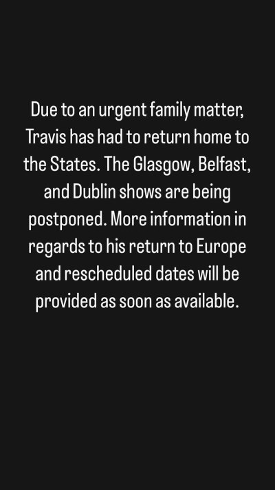 Blink-182 Tour Postponed Amid Travis Barker’s ‘Family’ Emergency