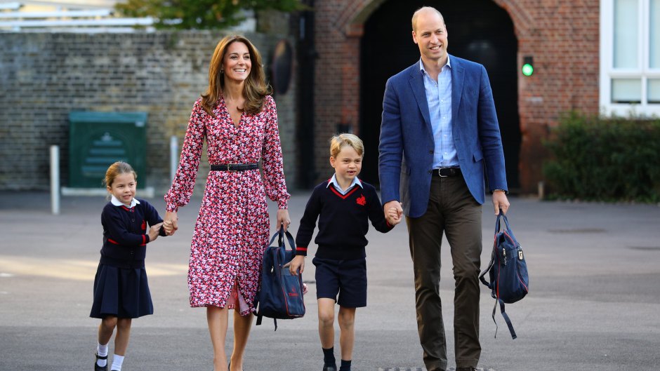 Princess Charlotte, Kate Middleton, Prince George and Prince William