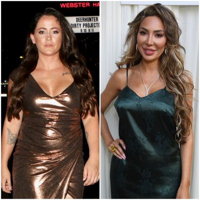 Teen Mom stars Jenelle Evans and Farrah Abraham, who are in an ongoing feud