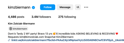 kim zolciak adds biermann to instagram amid kroy divorce
