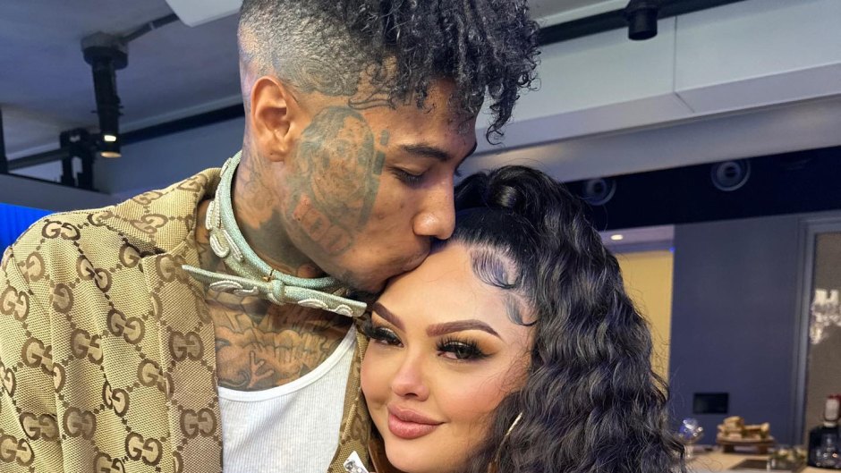 Blueface and Jaidyn Alexis Get Into Physical Altercation With Fan On Stage During Event