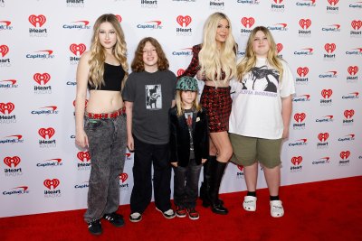 Tori Spelling and 4 Youngest Kids Attend iHeartRadio's Jingle Ball Concert Amid Dean McDermott Drama