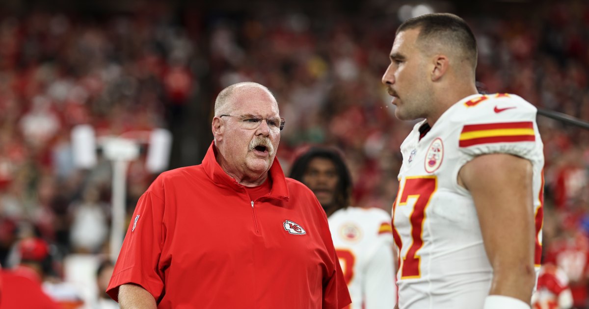 Andy Reid Recalled Travis Kelce’s ‘Temper’ Before Super Bowl Outburst: ‘He’s Grown Up’