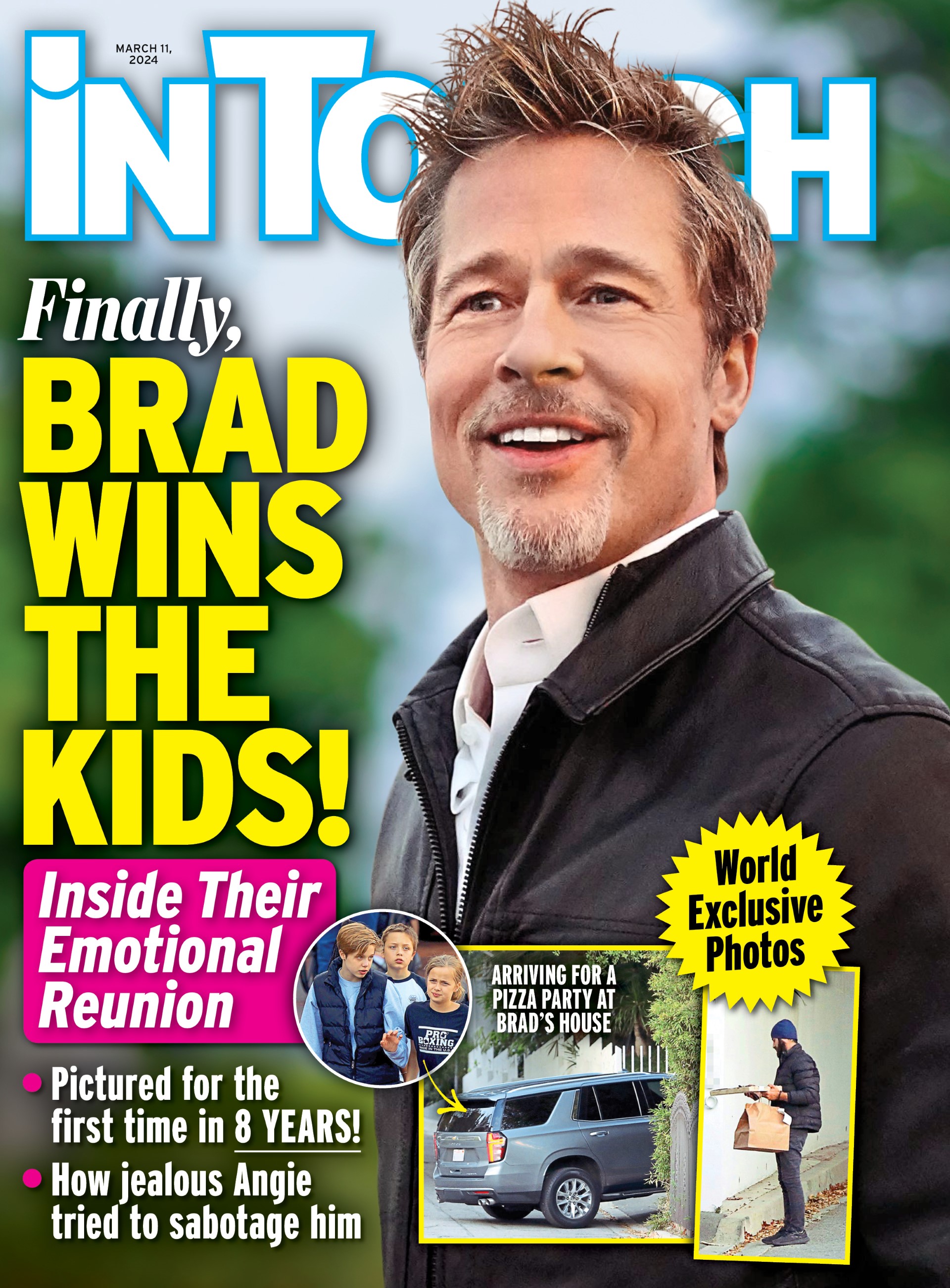 Brad Pitts Wiedersehen mit seinen Kindern inmitten eines Angelina-Dramas