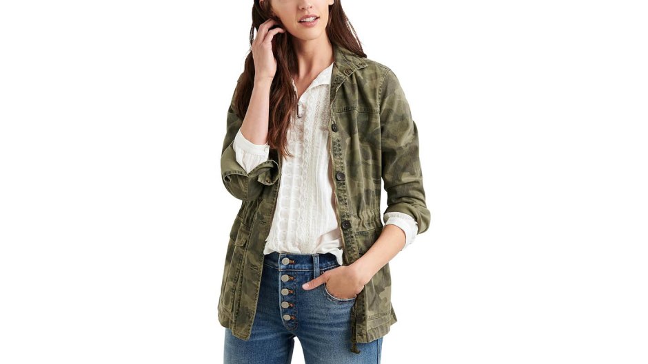 Score This Lucky Brand Camo Jacket On Sale for 59% Off