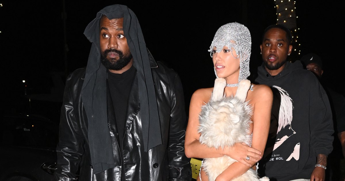 Kanye West's Wife Bianca Goes Full Frontal in Sheer Tights