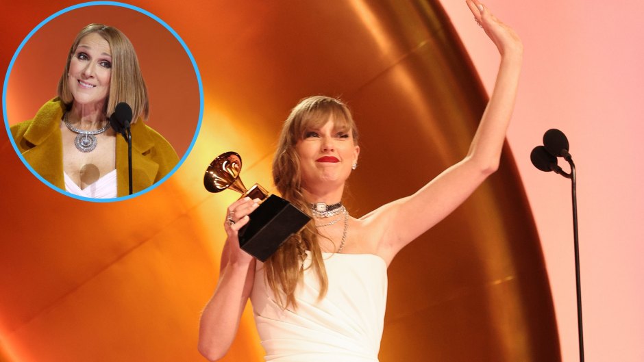 Taylor Swift Slammed By Fans for Ignoring Celine Dion While Accepting Award at 2024 Grammys