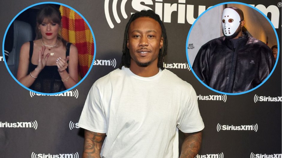 Brandon Marshall Claims Taylor Swift Had Kanye West Kicked Out of Super Bowl 2024