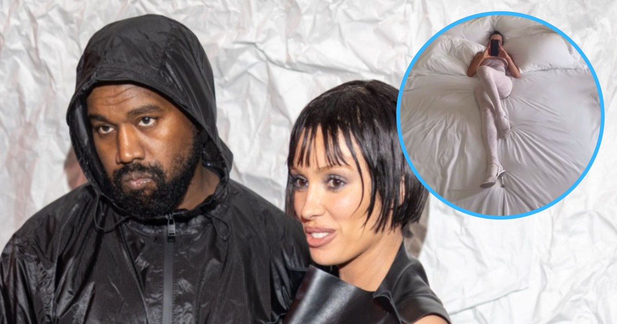 Kanye West Shares Bianca Censori Video in Bed Wearing Lace