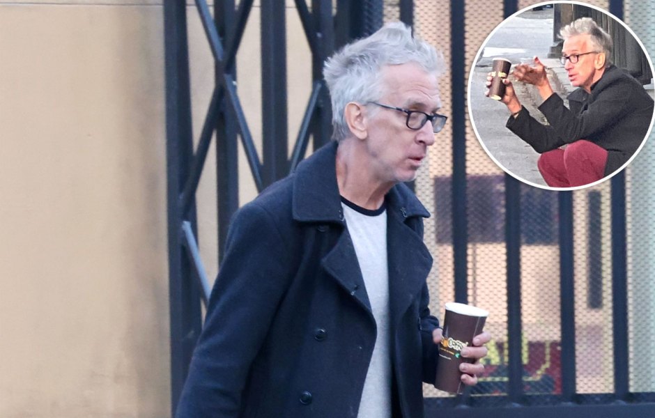 Feature Andy Dick Acts Erratically and Smokes Pipe in LA