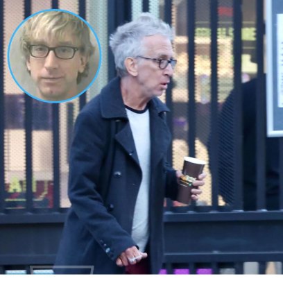 andy dick acts erratically and smokes pipe in LA