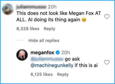 megan fox comments