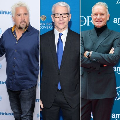 Guy Fieri, Anderson Cooper, Sting